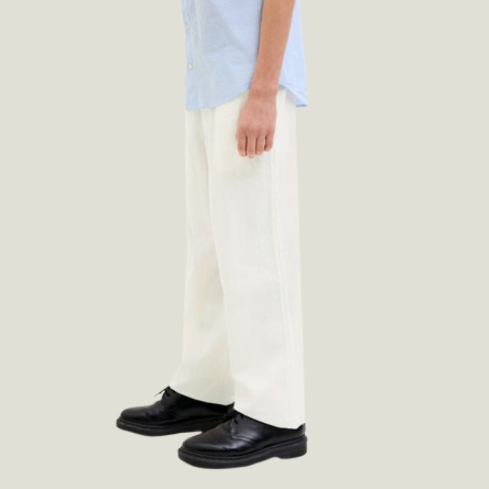 Jack & Jones - Linbukse Bill Antique White - Guttelus