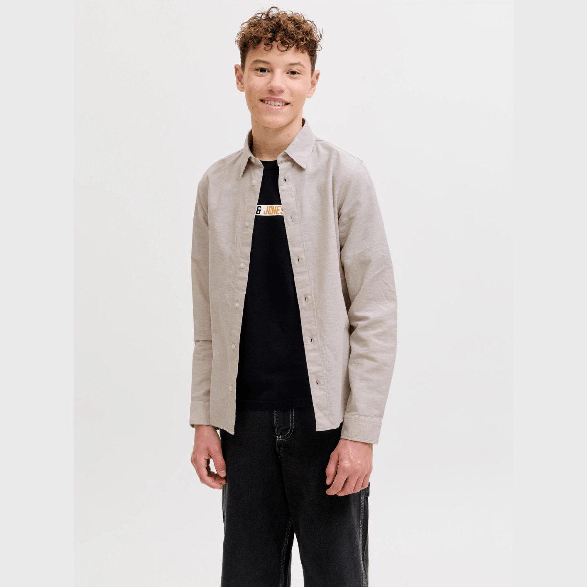 Jack & Jones - Linskjorte Breeze String - Guttelus.no