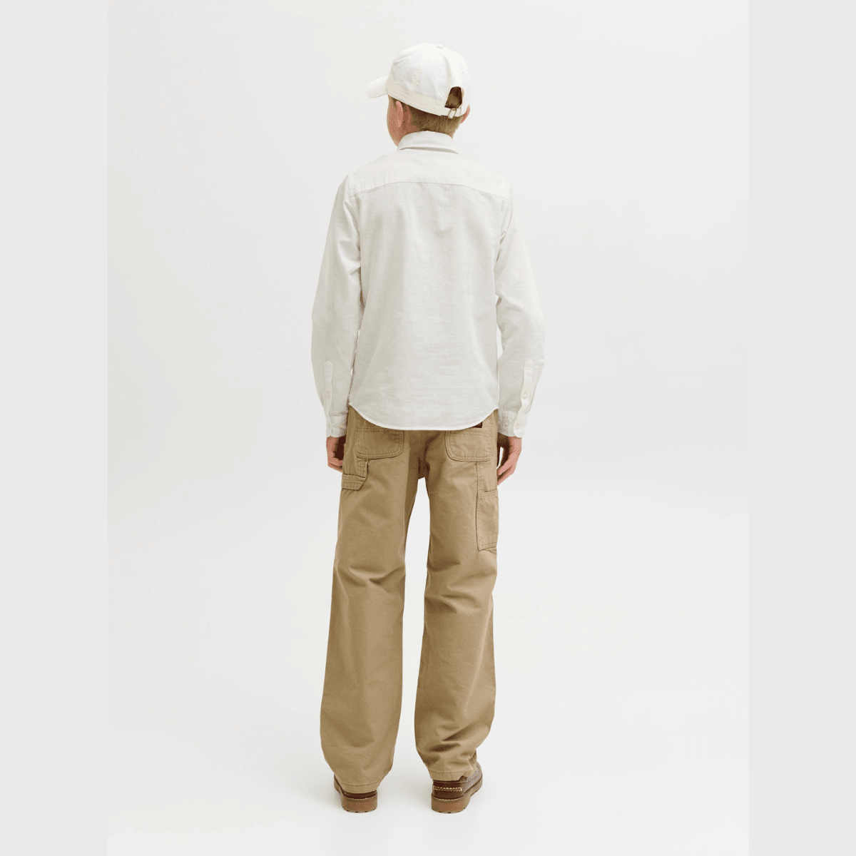 Jack & Jones - Linskjorte Breeze White - Guttelus.no