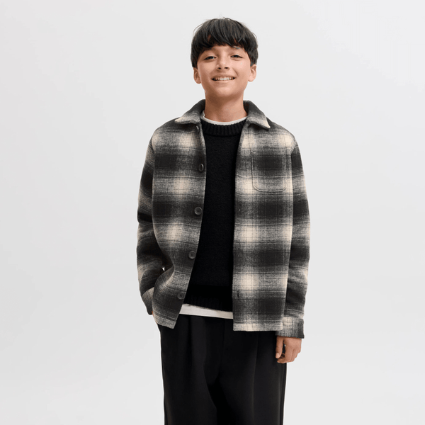Jack & Jones - Overshirt Soho Ollie Asphalt Checks - Guttelus