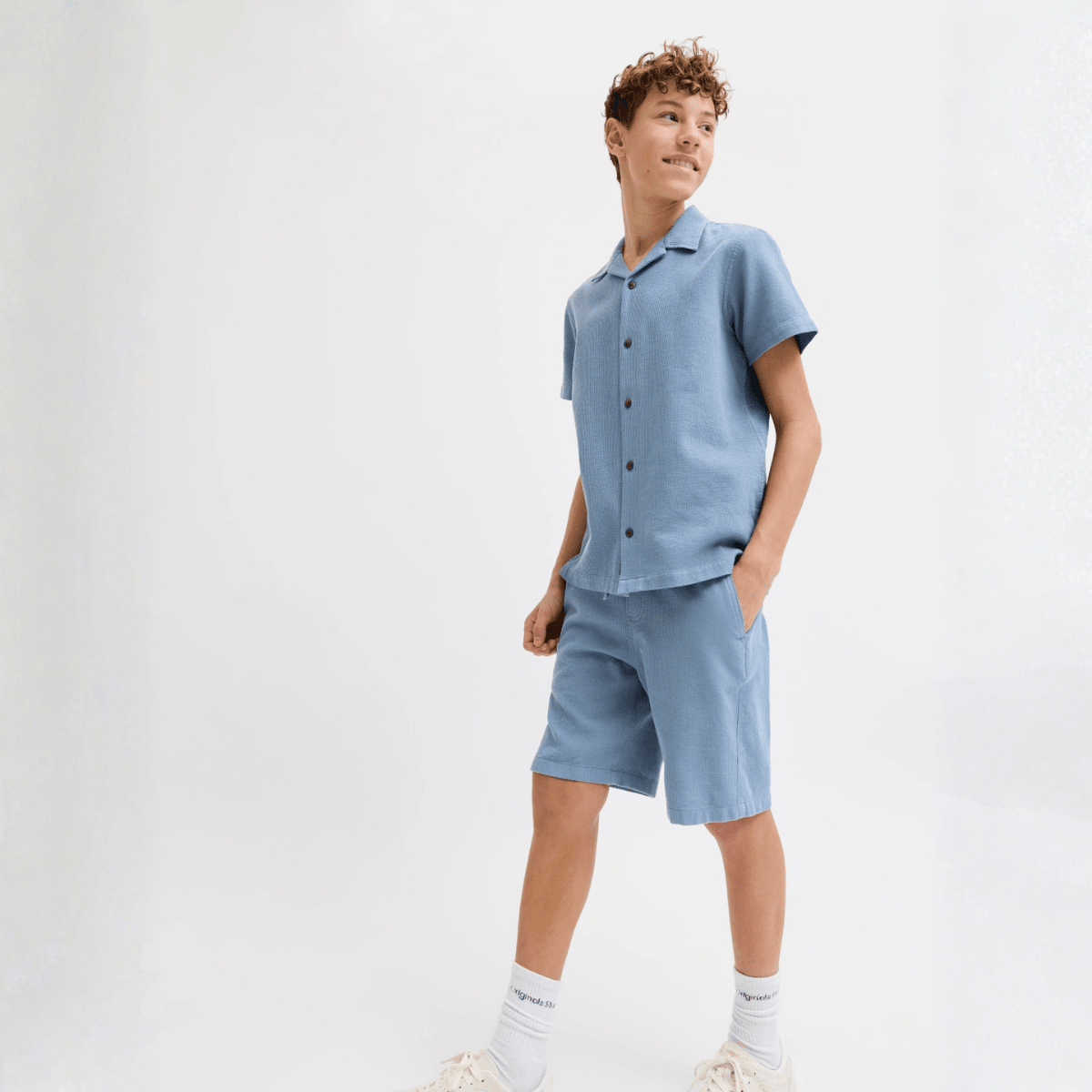 Jack & Jones - Shorts Jaiden Bondi Jog Blue Mirage - Guttelus.no