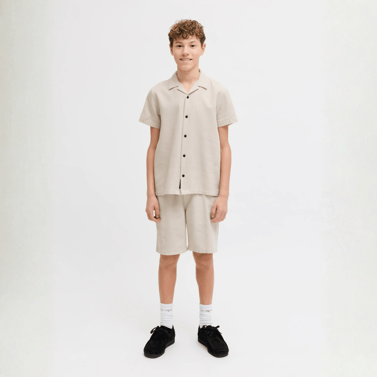 Jack & Jones - Shorts Jaiden Bondi Jog Moonbeam - Guttelus.no