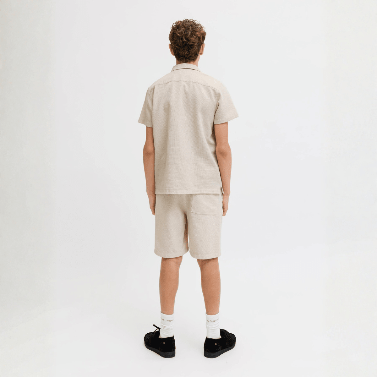Jack & Jones - Shorts Jaiden Bondi Jog Moonbeam - Guttelus.no