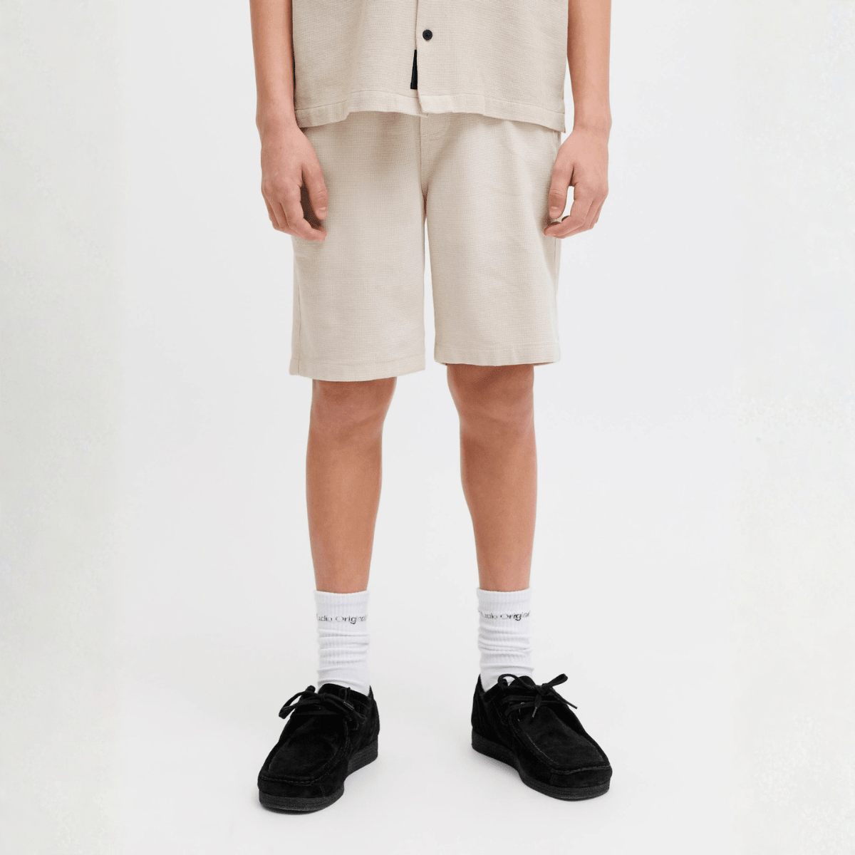 Jack & Jones - Shorts Jaiden Bondi Jog Moonbeam - Guttelus.no
