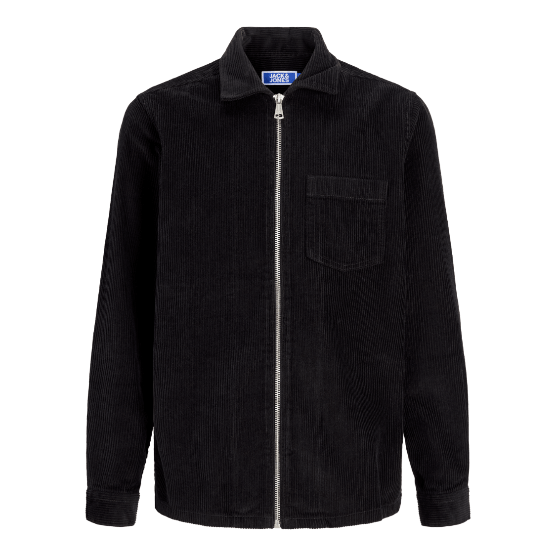 Jack & Jones - Skjortejakke Zip Toronto Black - Guttelus