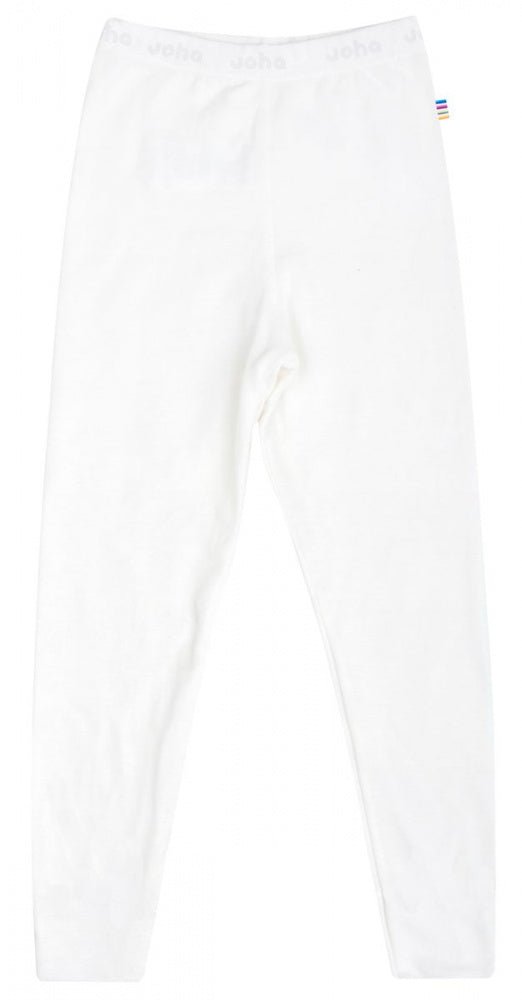 Joha - Basic Leggings Bambus - Hvit - Guttelus.no