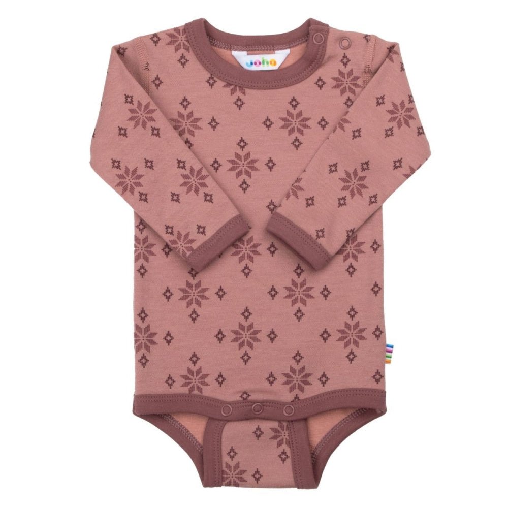Joha - Body Ull og Bomull Snowflake Rose - Guttelus.no