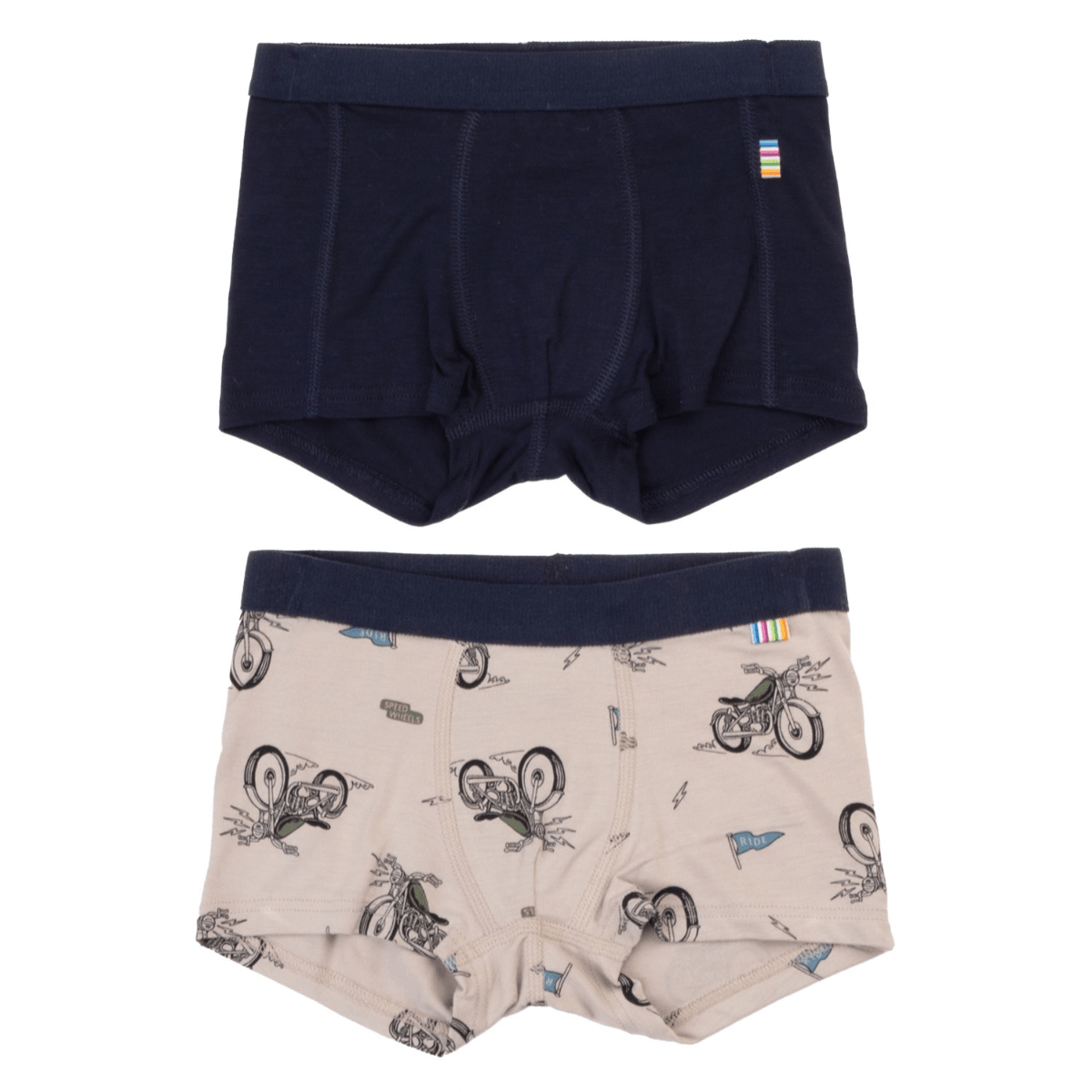 Joha - Bokser 2-pk i Bambus Beige - Guttelus