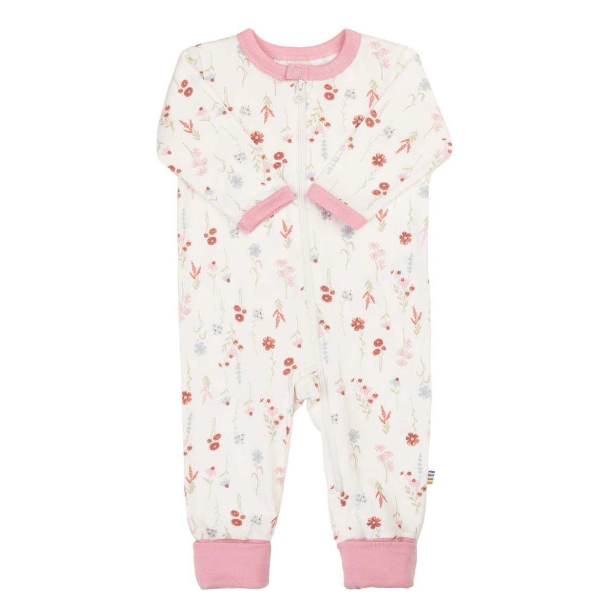 Joha - Heldress 2-i-1 fot Villblomst Offwhite - Guttelus
