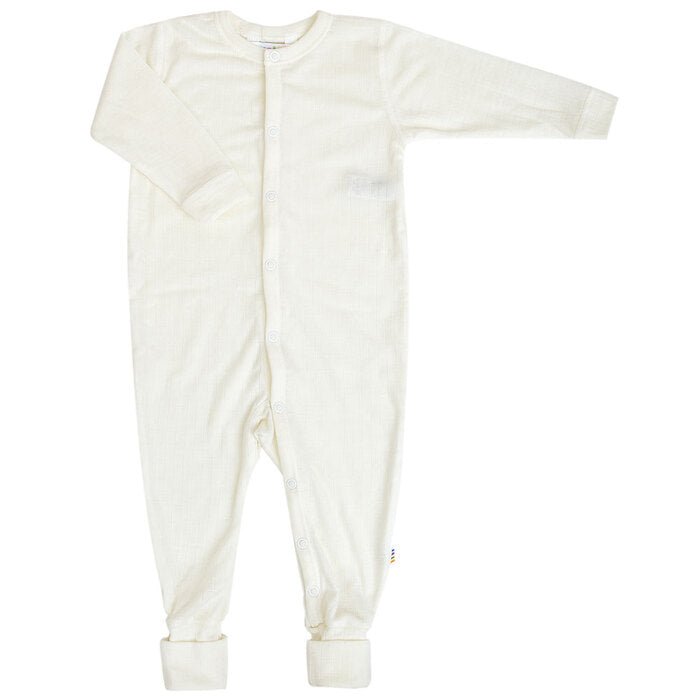Joha - Heldress i Ull Basic Hvit - Guttelus.no
