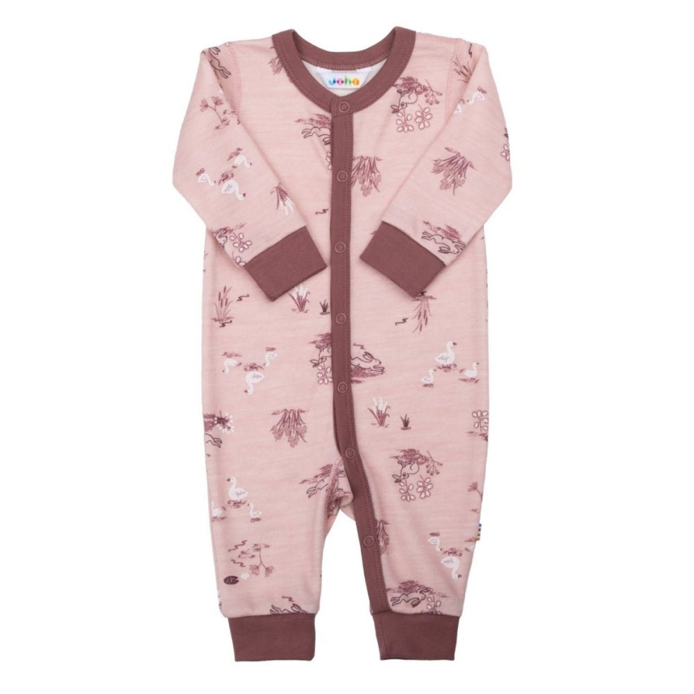 Joha - Heldress Ull og Bambus Gås Rosa - Guttelus.no
