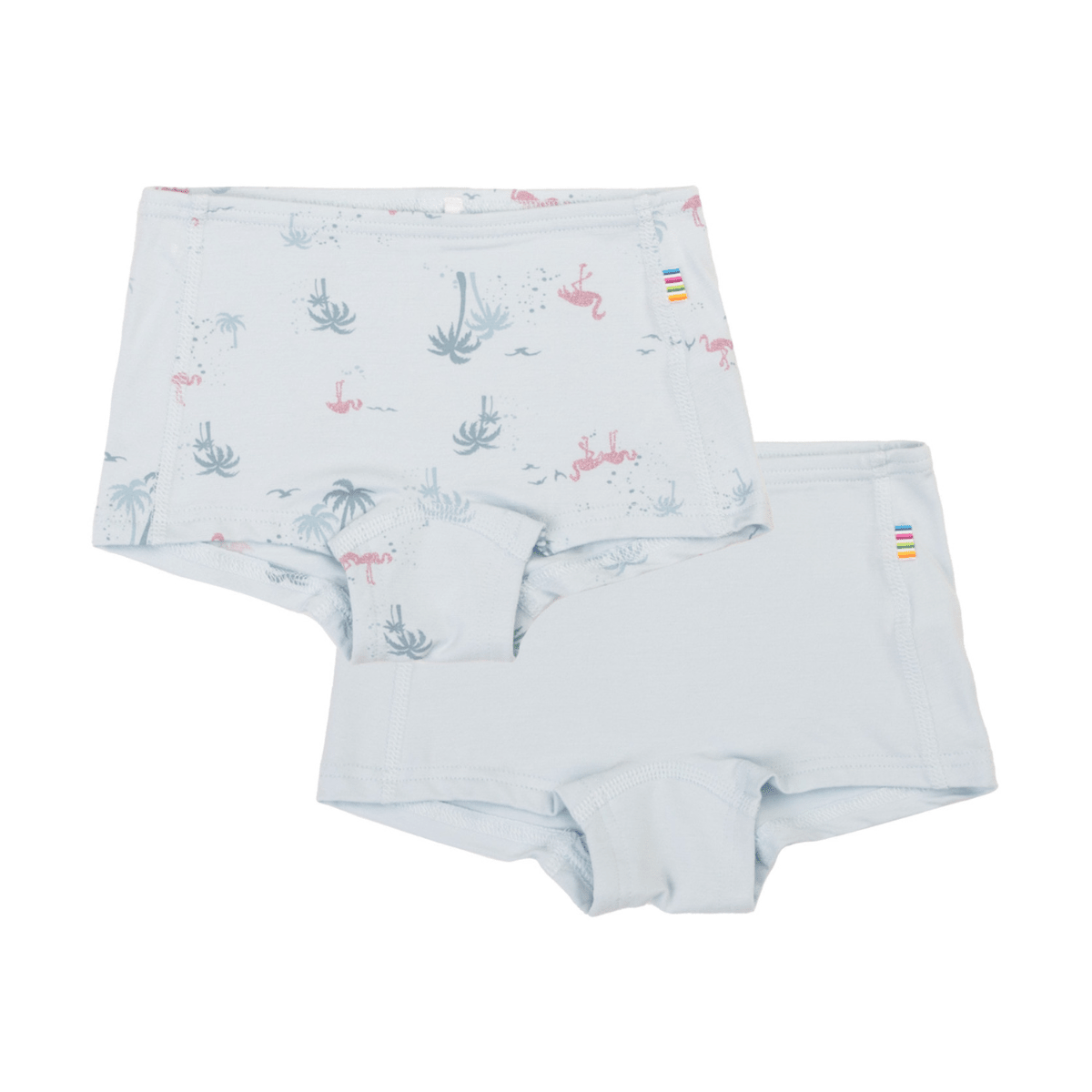 Joha - Hipstertruse 2-pk Bambus Flamingo Lyseblå - Guttelus.no