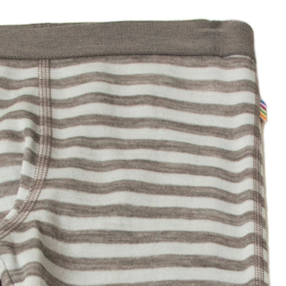 Joha - Leggings i Ull Striper Mynte - Guttelus.no