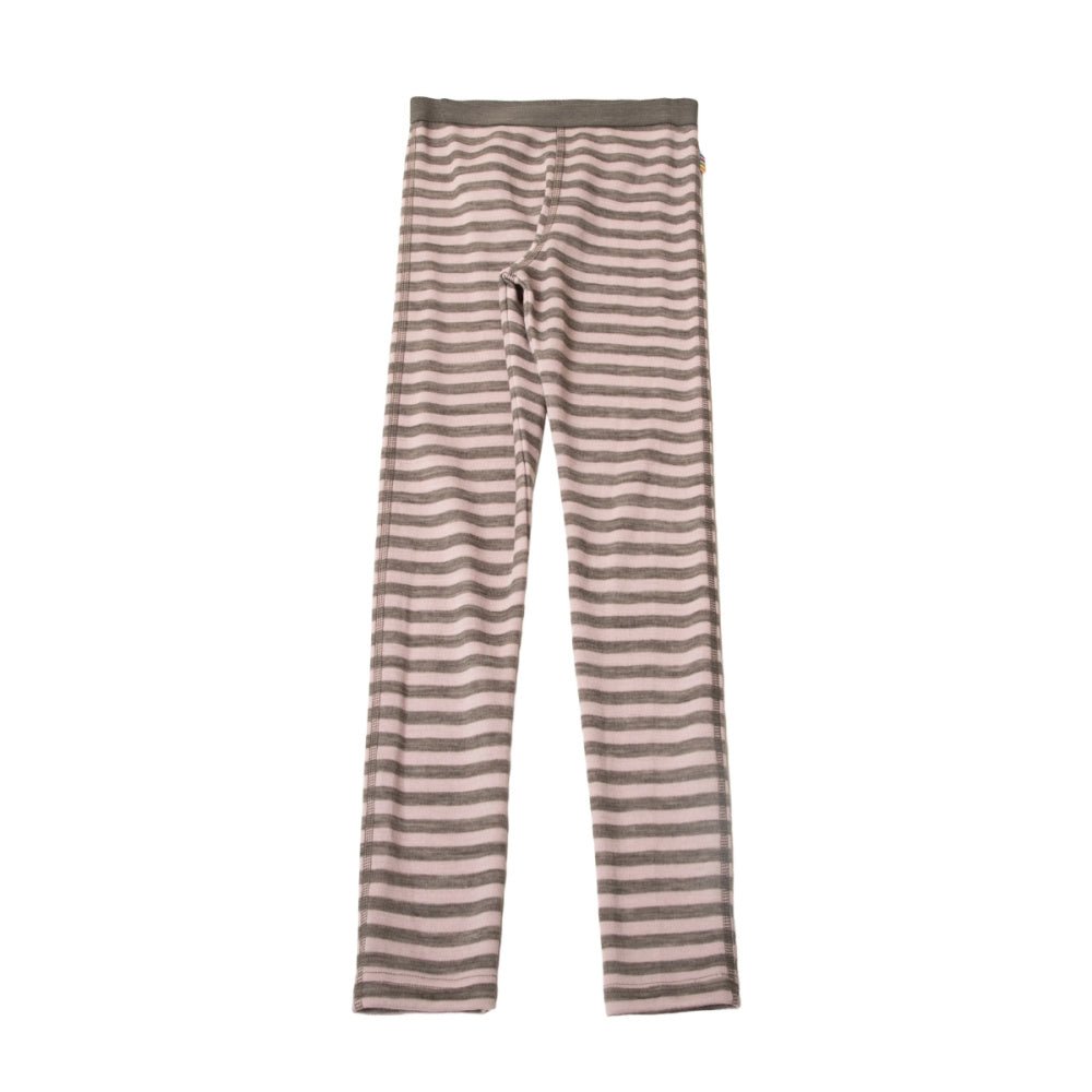 Joha - Leggings i Ull Striper Rosa - Guttelus.no