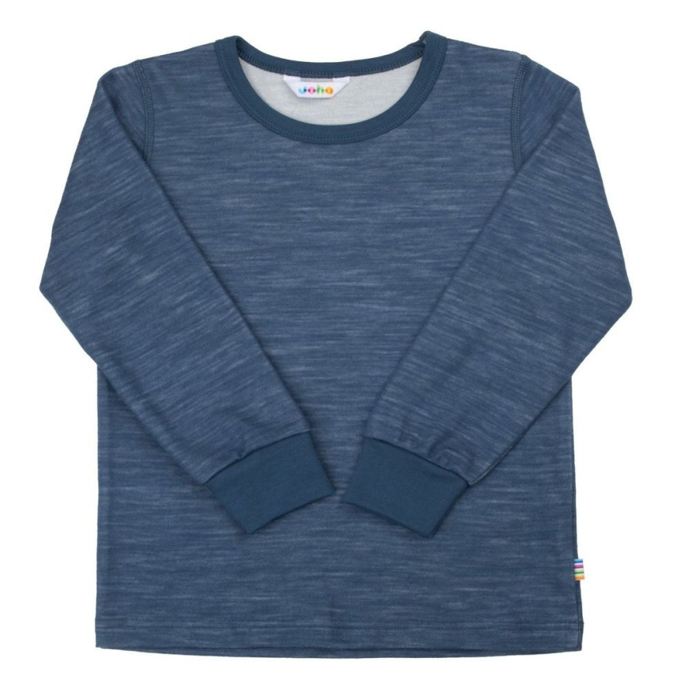 Joha - Trøye Ull og Bambus Jr Dark Denim - Guttelus.no