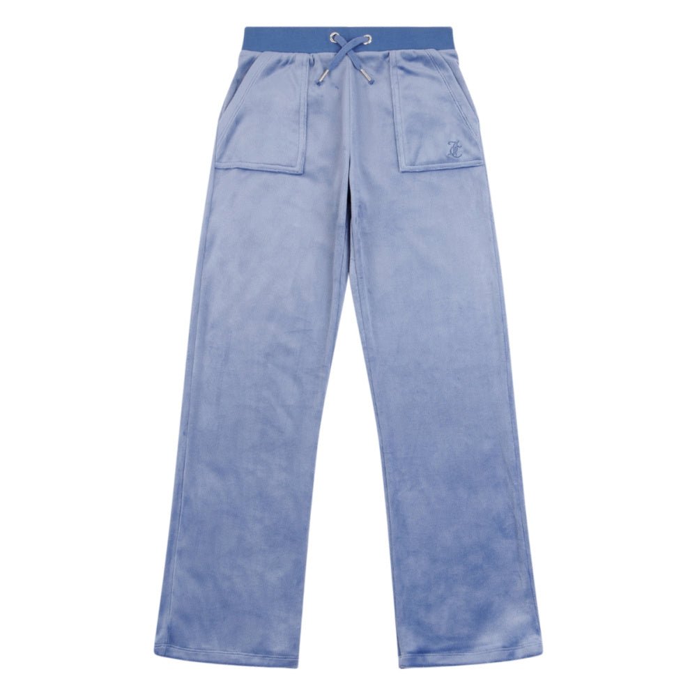 Juicy Couture - Bukse i Velour Grey Blue - Guttelus.no