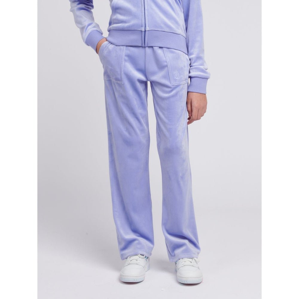 Juicy Couture - Bukse Tonal Wide Leg Jogger Jacaranda - Guttelus