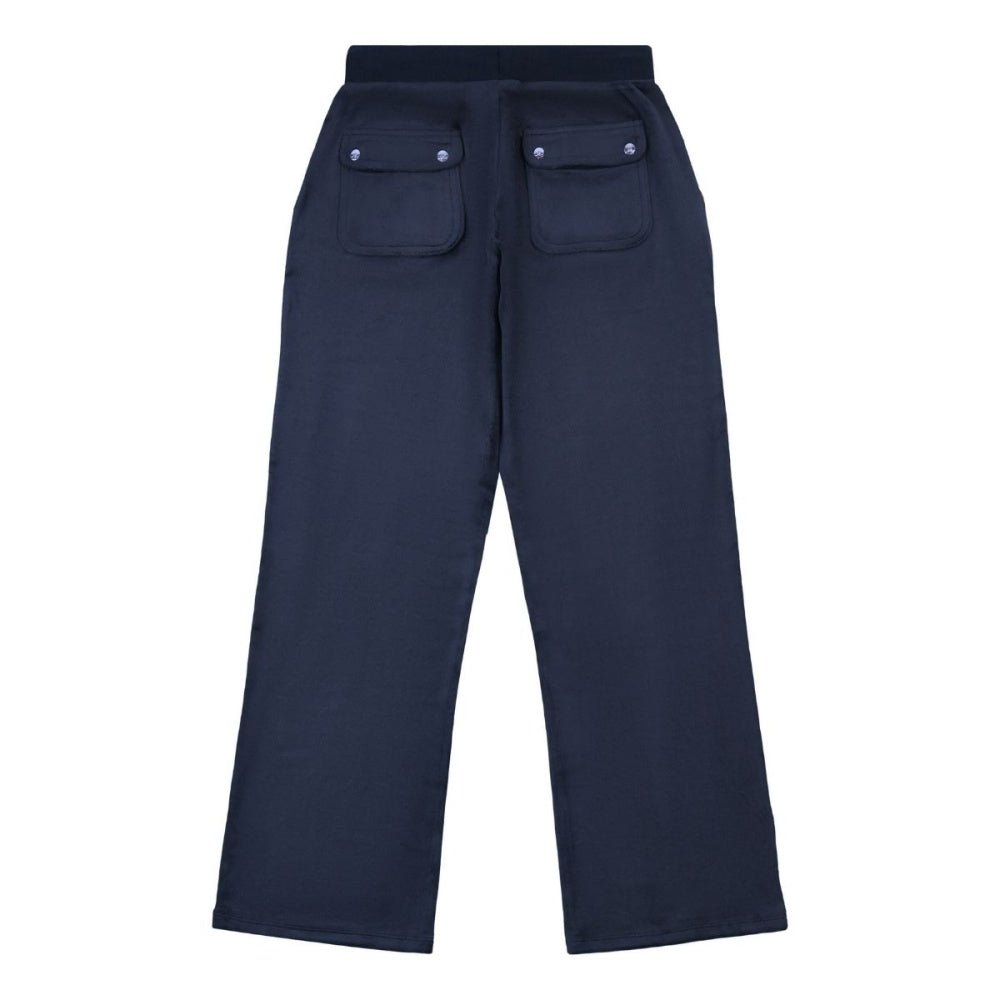 Juicy Couture - Bukse Tonal Wide Leg Jogger Night Sky - Guttelus