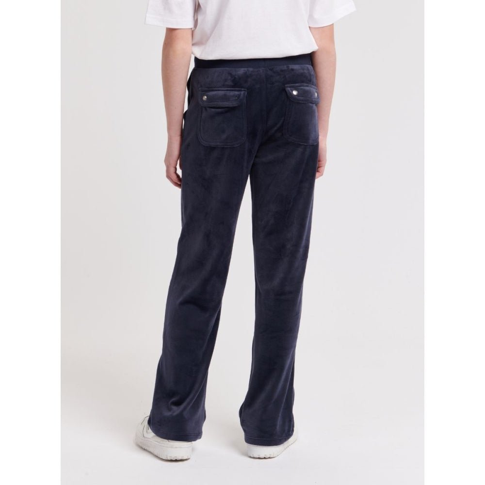 Juicy Couture - Bukse Tonal Wide Leg Jogger Night Sky - Guttelus