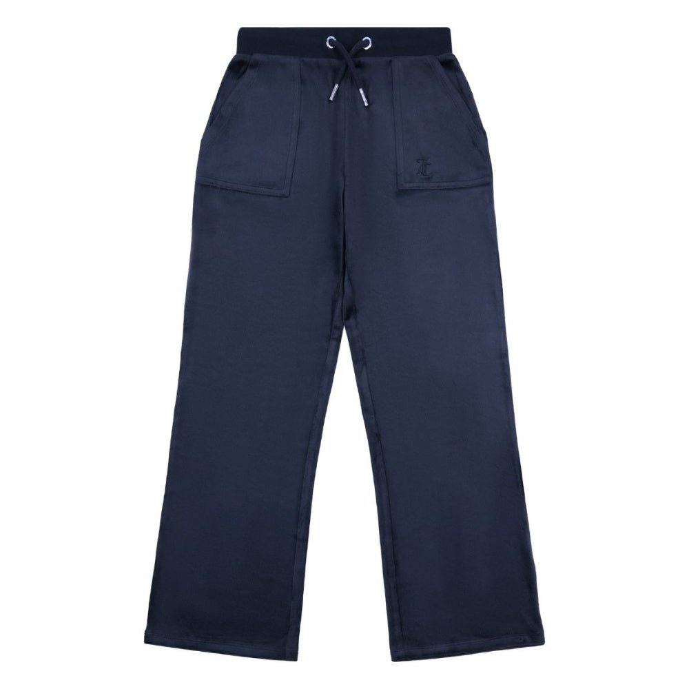 Juicy Couture - Bukse Tonal Wide Leg Jogger Night Sky - Guttelus