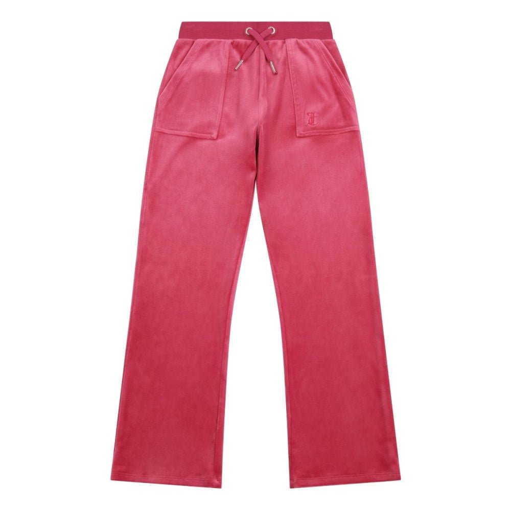 Juicy Couture - Bukse Tonal Wide Leg Jogger Sangria - Guttelus