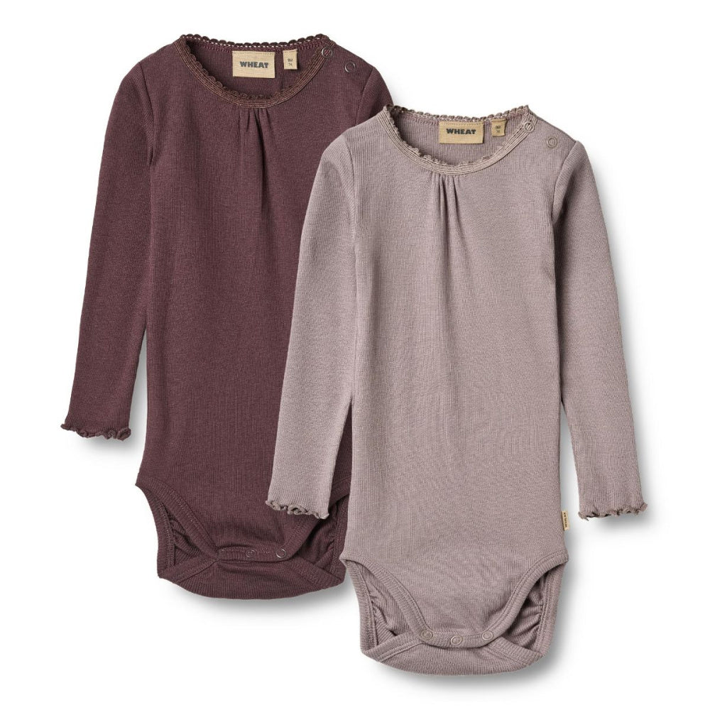 Wheat - Body 2-pk Lotta Rib Purple Fudge