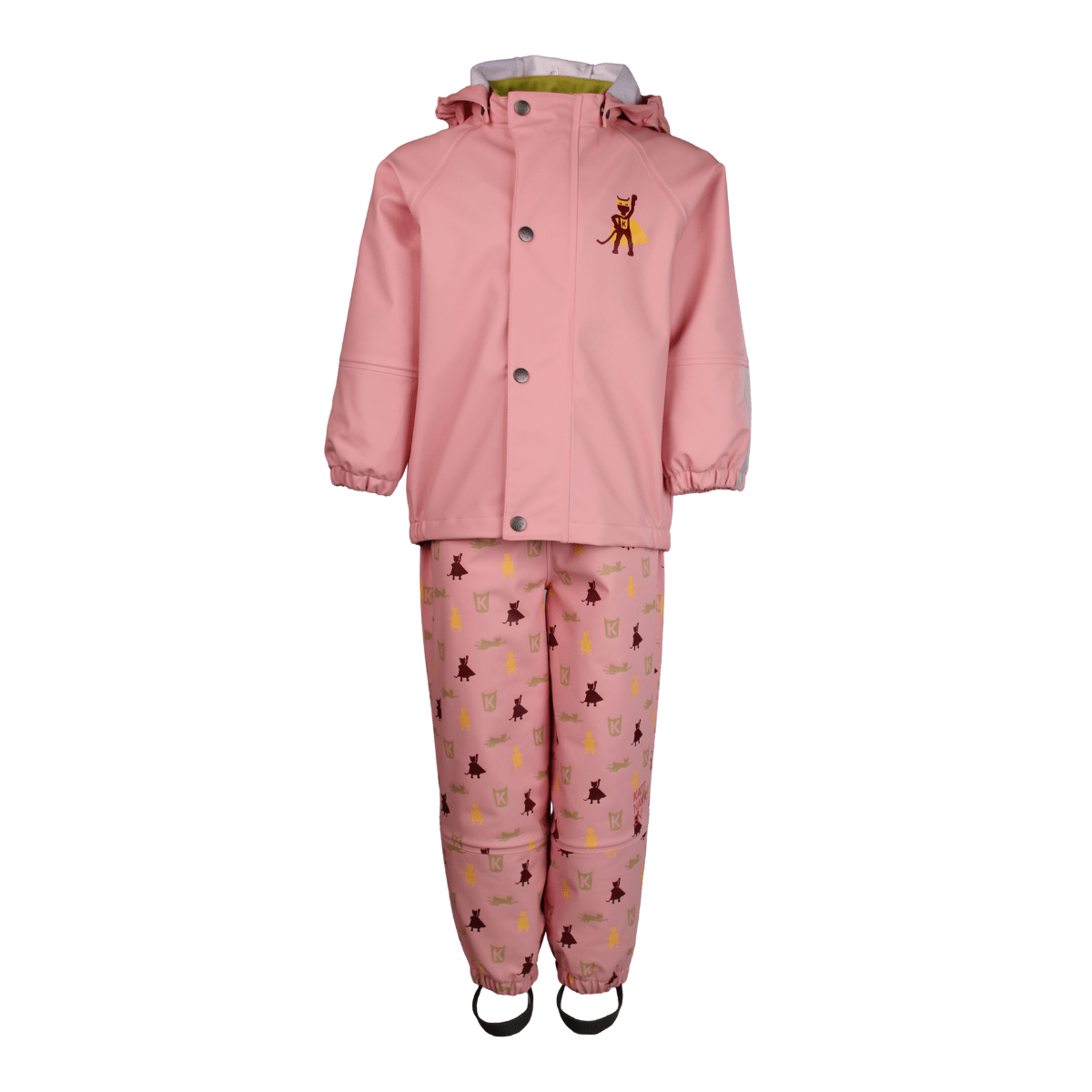 Kattnakken - Regnsett Plask Rosa Krystall - Guttelus.no