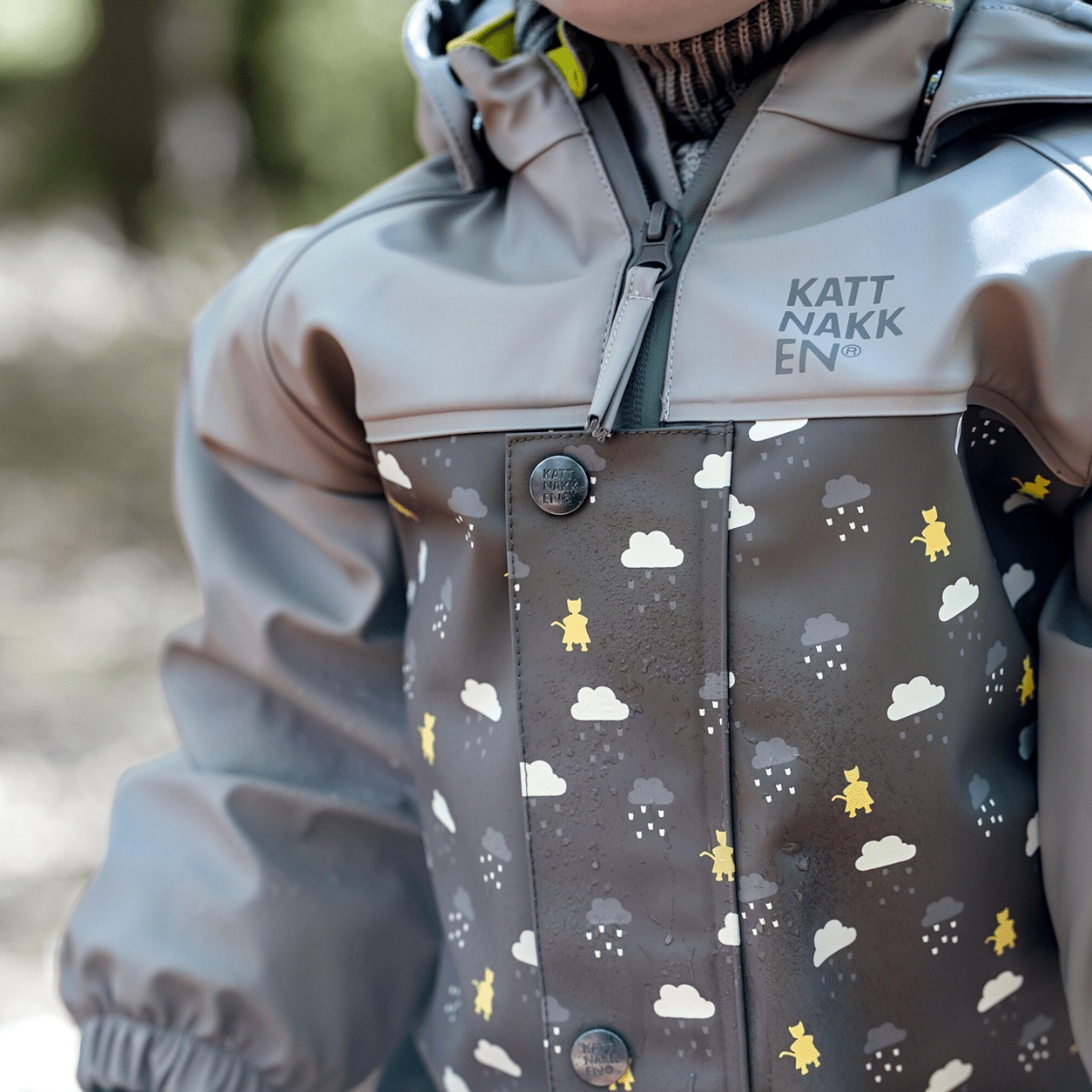 Kattnakken - Vinterregndress Baby Pytt Månefjell - Guttelus.no