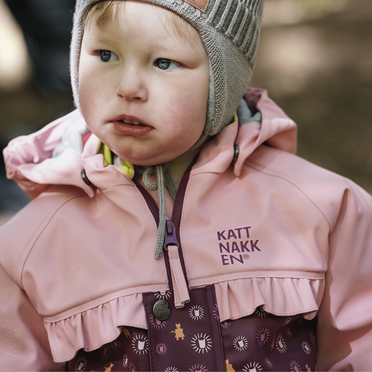 Kattnakken - Vinterregndress Baby Pytt Rosa Krystall - Guttelus.no