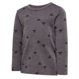 Hummel - Ulltrøye Ull og Bambus Charcoal Gray