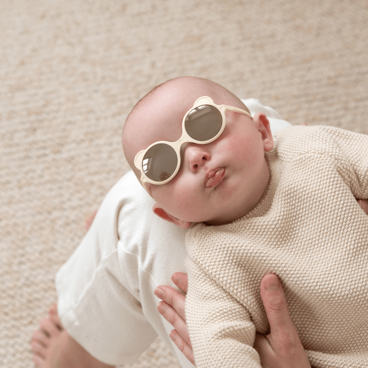Ki ET LA - Solbriller Uknuselige Ourson Cream - Guttelus