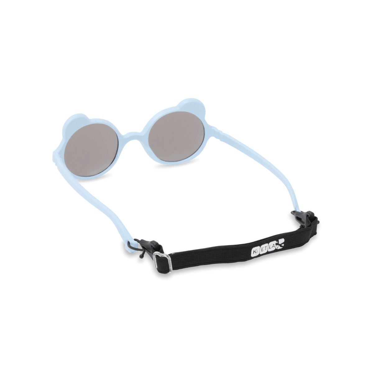 Ki ET LA - Solbriller Uknuselige Ourson Light Blue - Guttelus.no
