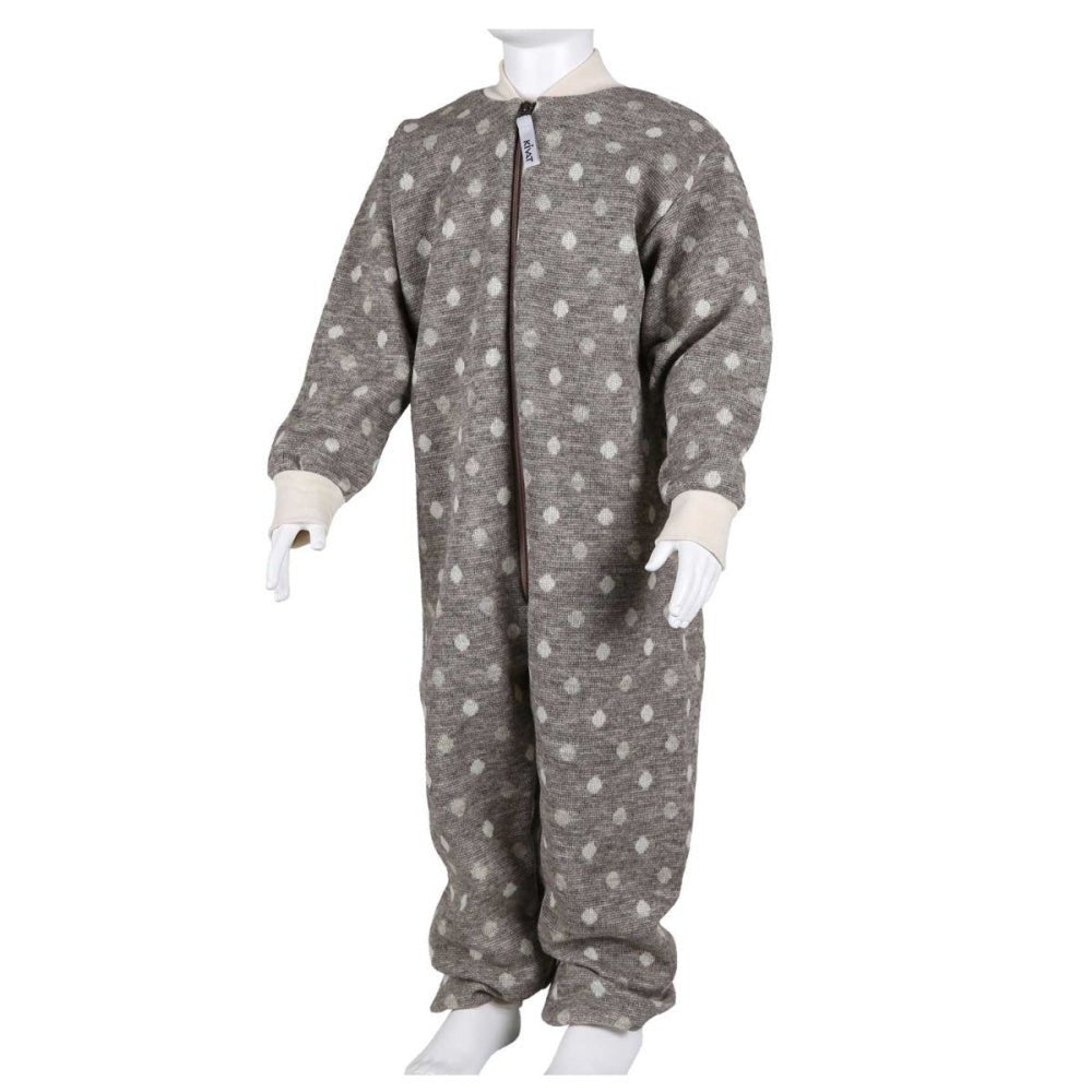 Kivat - Ulldress Prikker Beige Melange - Guttelus.no