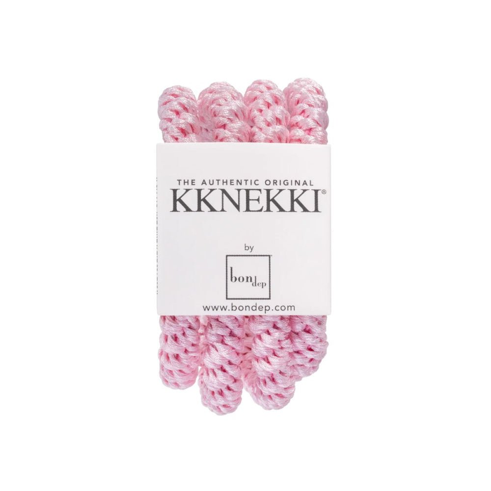 Kknekki - Hårstrikk 4 pk Bundle 26 Rosa - Guttelus.no