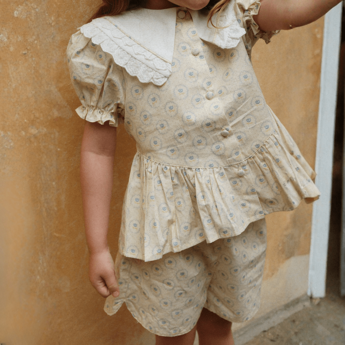 Konges Sløjd - Bluse Coeur Collar Ciel Mirage - Guttelus.no