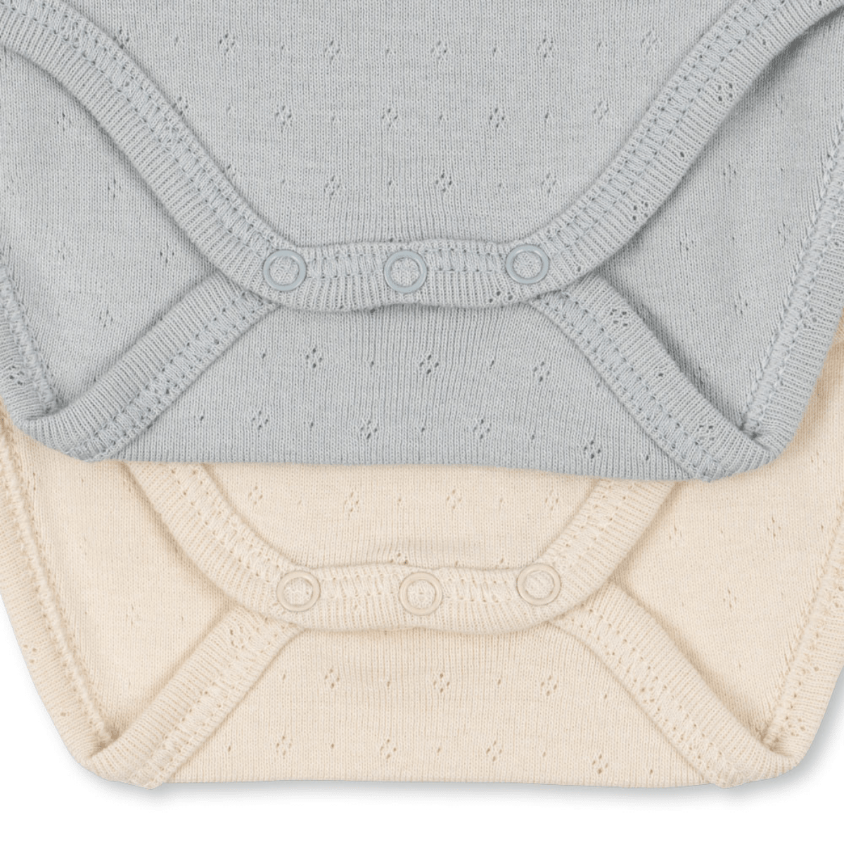 Konges Sløjd - Body 2-pk Perla Buttercream/ Pearl Blue - Guttelus.no