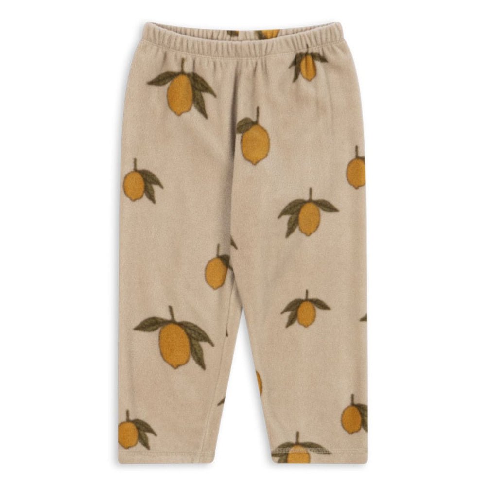 Konges Sløjd - Fleece Bukse Tavi Mon Grand Citron - Guttelus.no