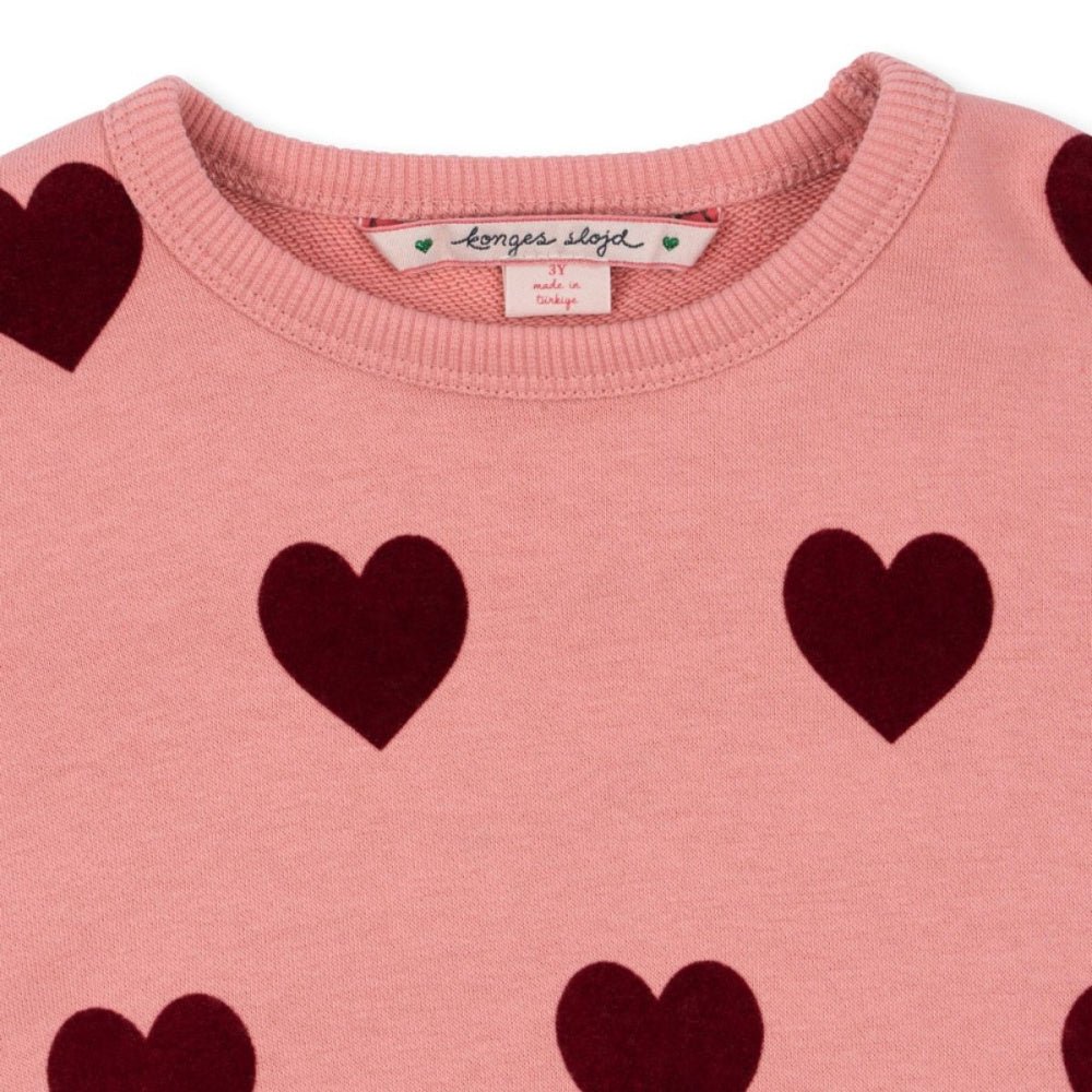 Konges Sløjd - Genser Lou Sweat Heart Coeur - Guttelus