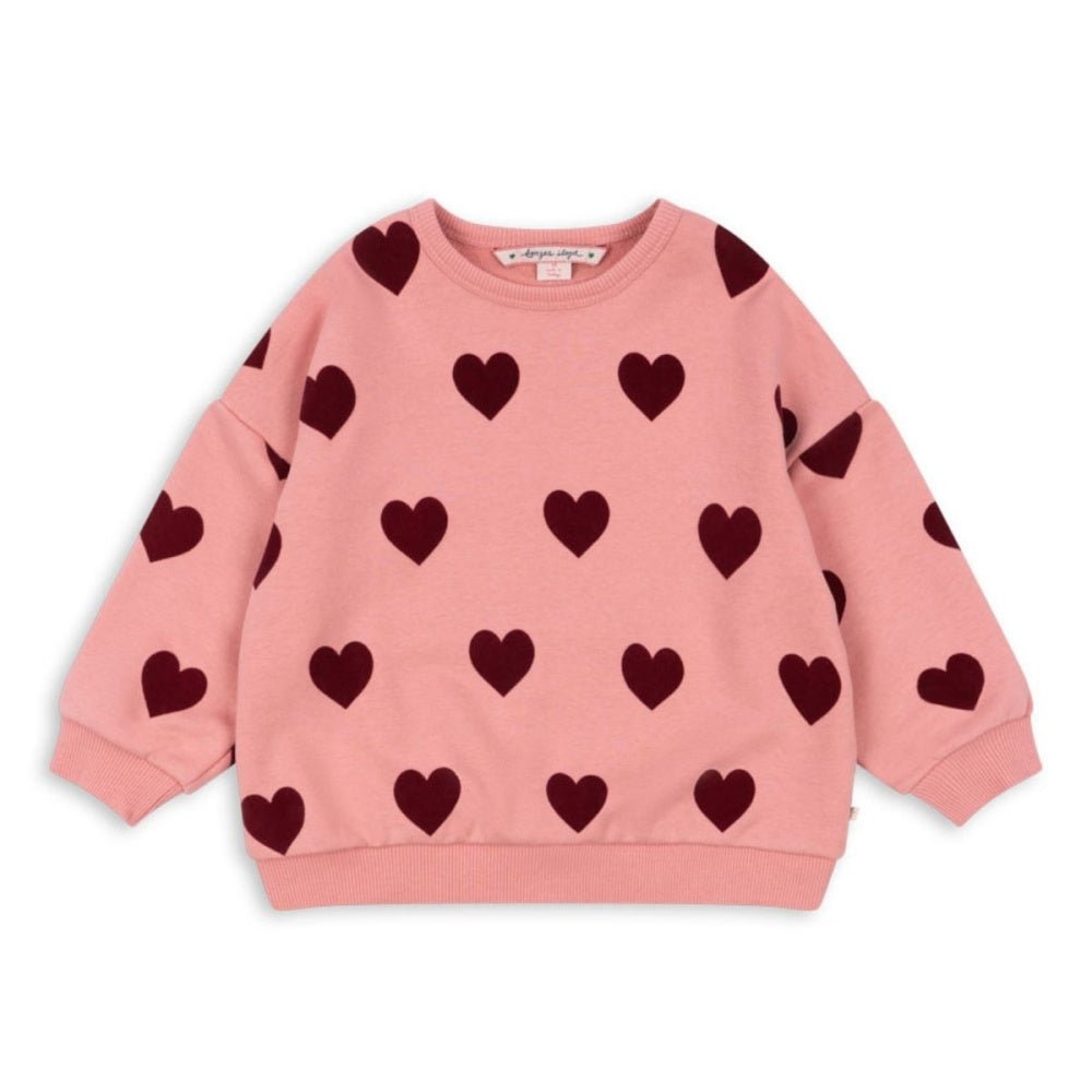 Konges Sløjd - Genser Lou Sweat Heart Coeur - Guttelus