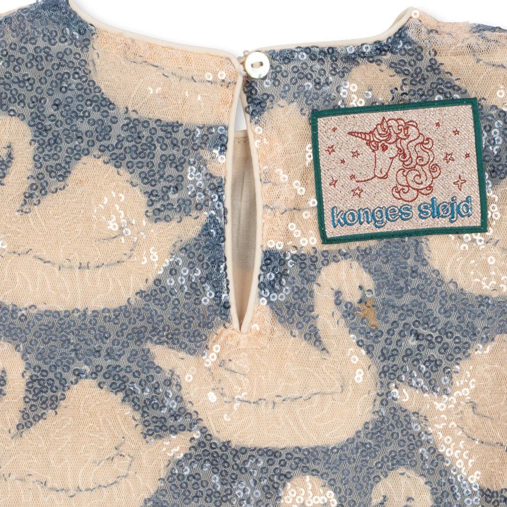 Konges Sløjd - Kjole Starla Sequin Swan - Guttelus