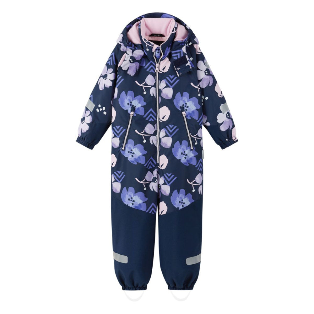 Reima - Vinterdress Kurikka Navy Flower Print