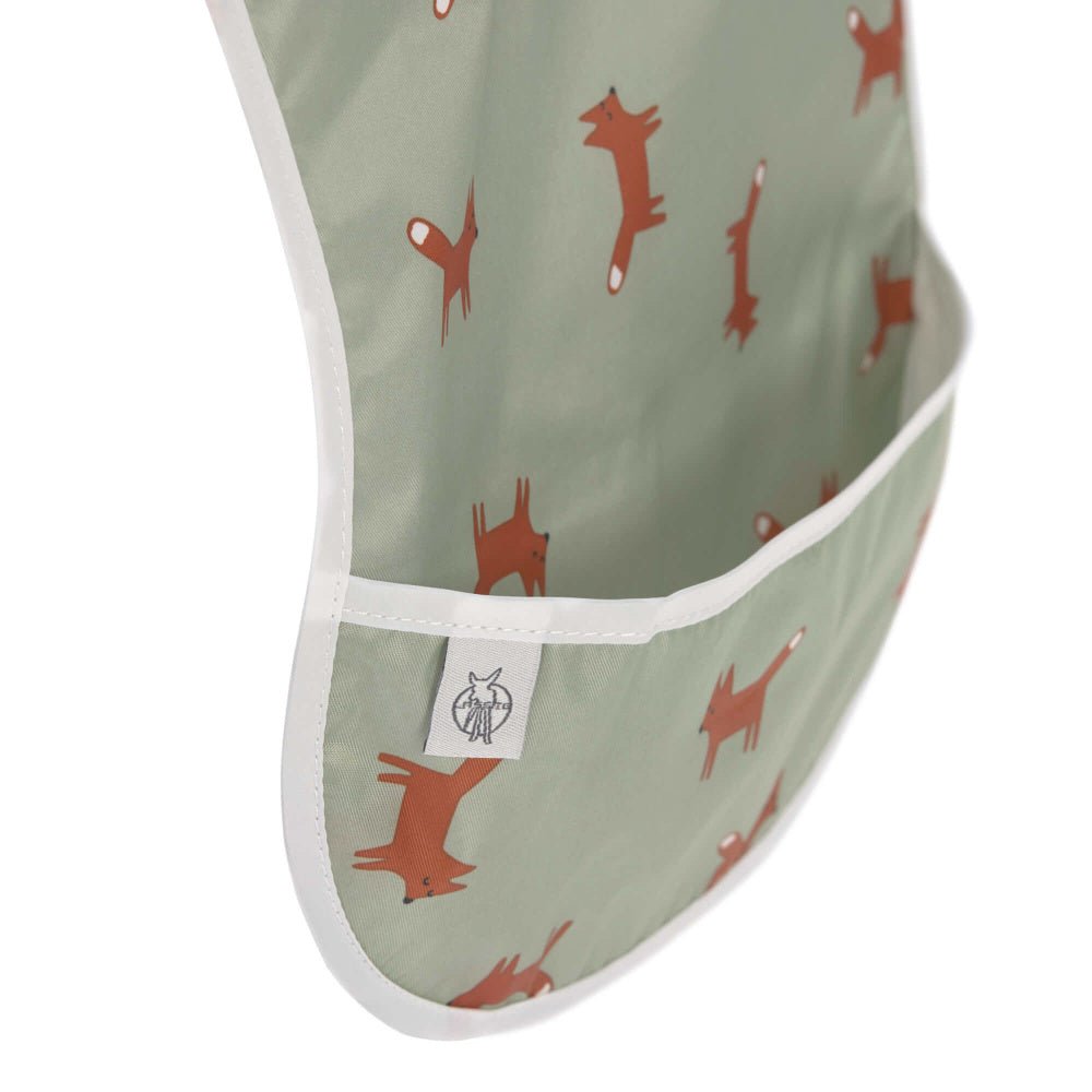 Lässig - 2 Pk Smekke med oppsamler Little Forest Fox - Guttelus