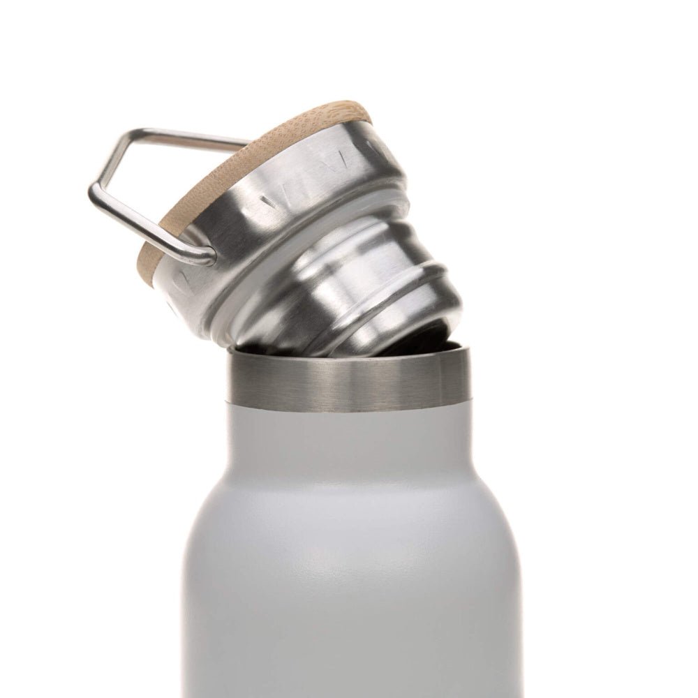 Lässig - Drikkeflaske Stål Adventure Grey 700 ml - Guttelus