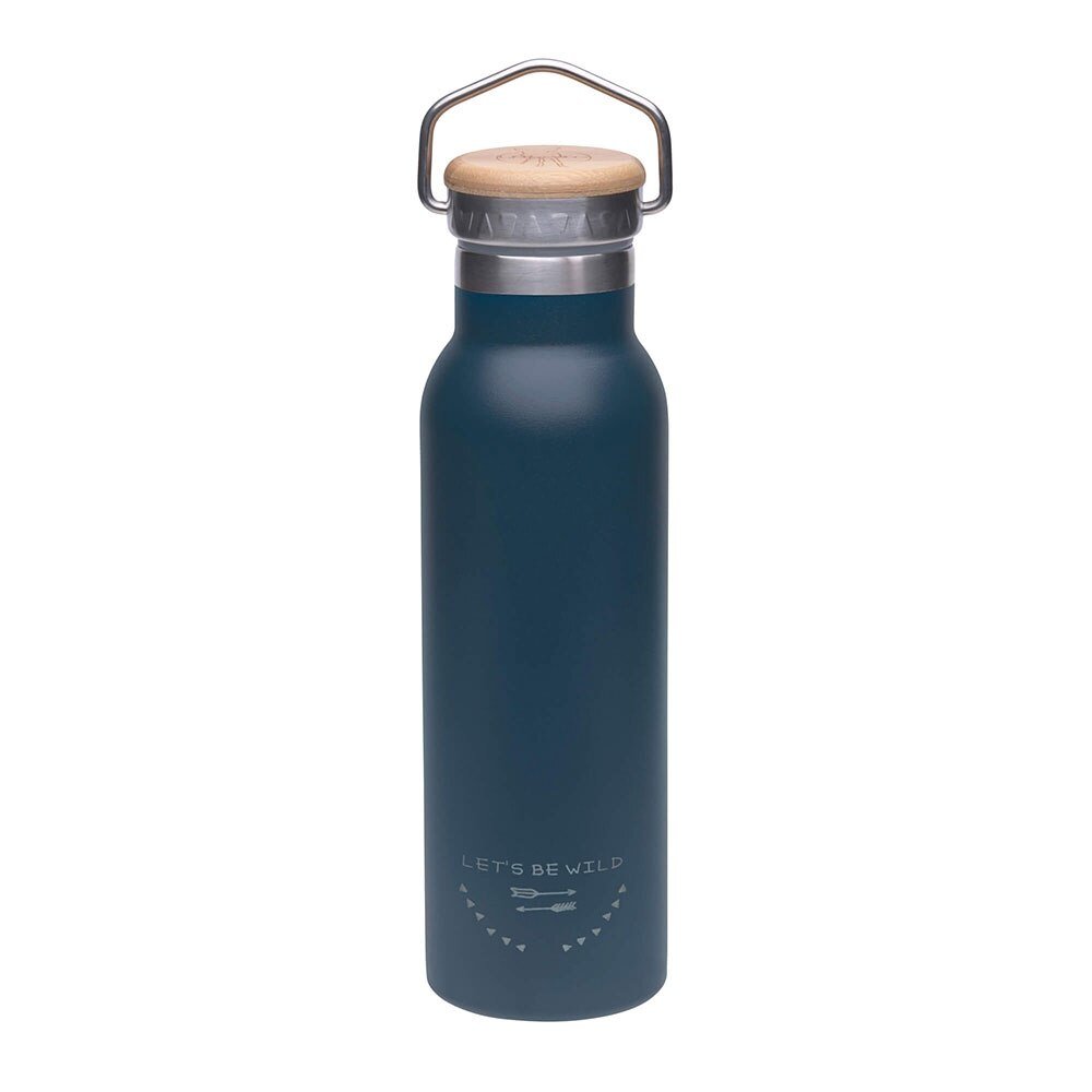 Lässig - Drikkeflaske Stål Adventure Navy 700 ml - Guttelus