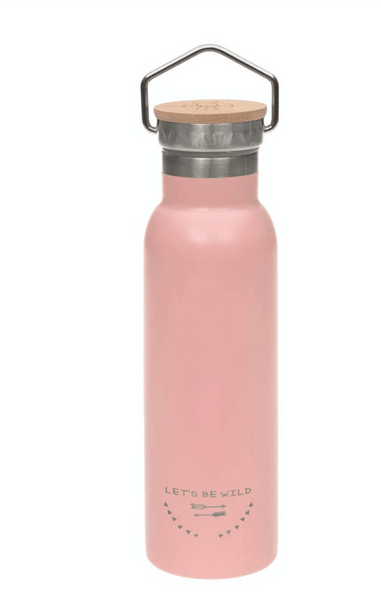 Lässig - Drikkeflaske Stål Adventure Rose 700 ml - Guttelus.no