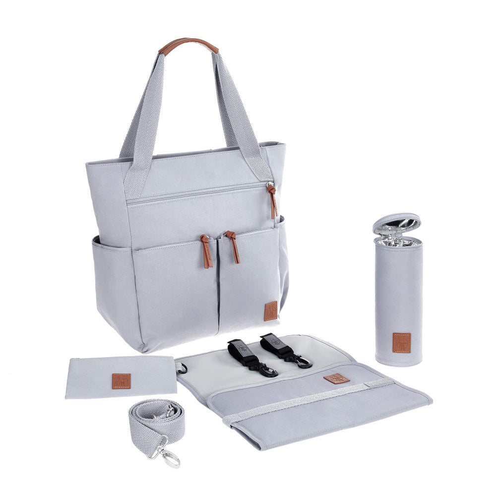 Lässig - Stellebag med utstyr Vintage Friisa Grey - Guttelus