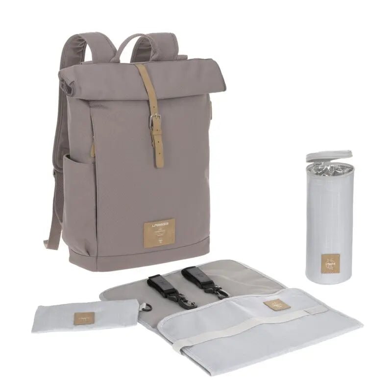 Lässig - Stellesekk Med Utstyr Rosewood Grey - Guttelus.no
