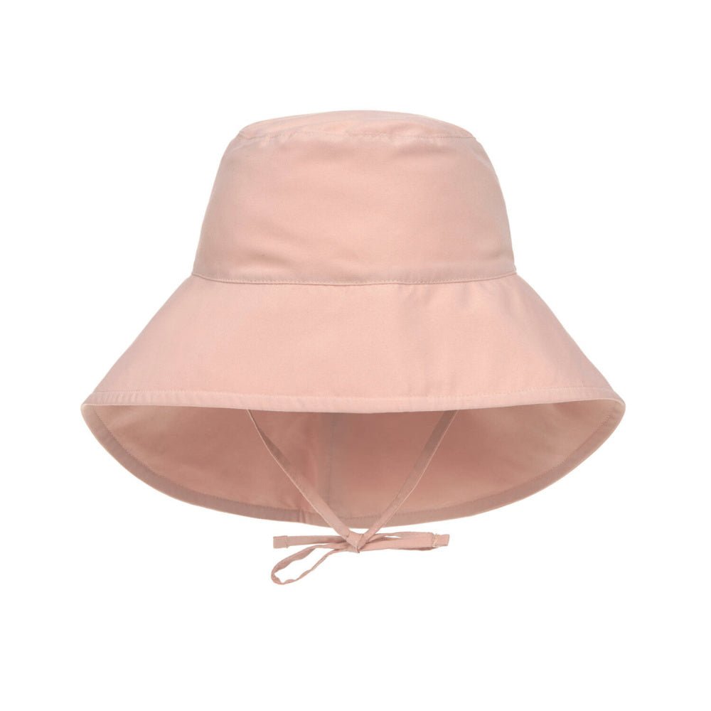 Lässig - UV Solhatt med nakkebeskytter Powder Pink - Guttelus.no