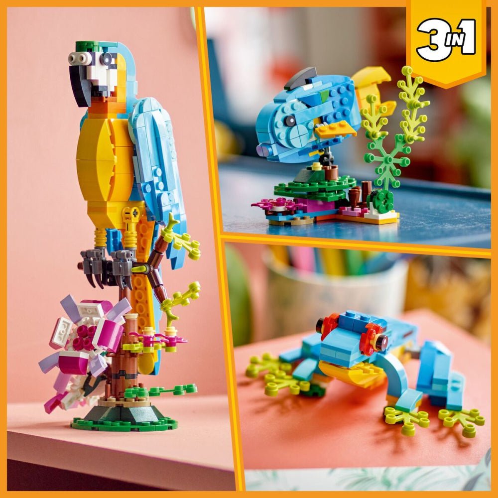 LEGO - Creator Eksotisk Papegøye - Guttelus