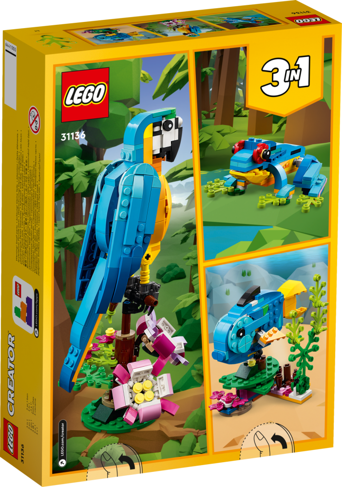 LEGO - Creator Eksotisk Papegøye - Guttelus